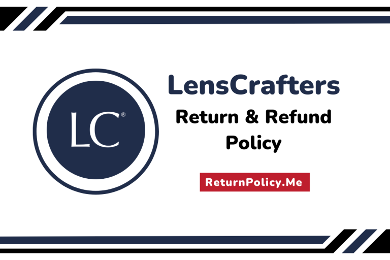 Lenscrafters Return and Refund Policy