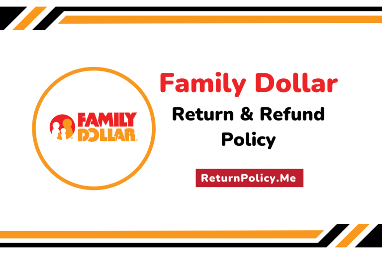 family dollar's return and refund policy