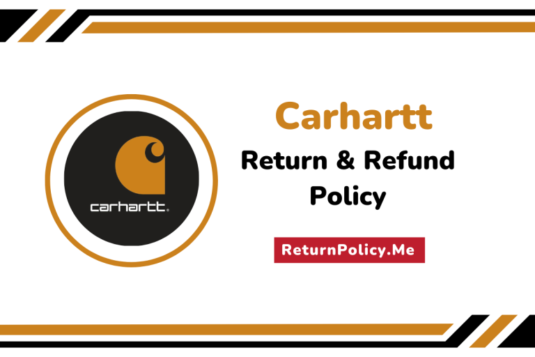 Carhartt Return & Refund Policy