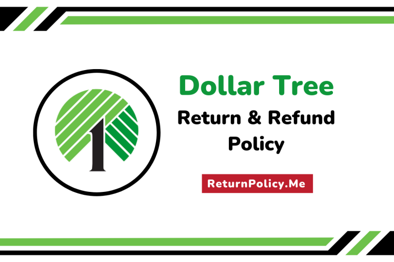 dollar tree return and refund policy