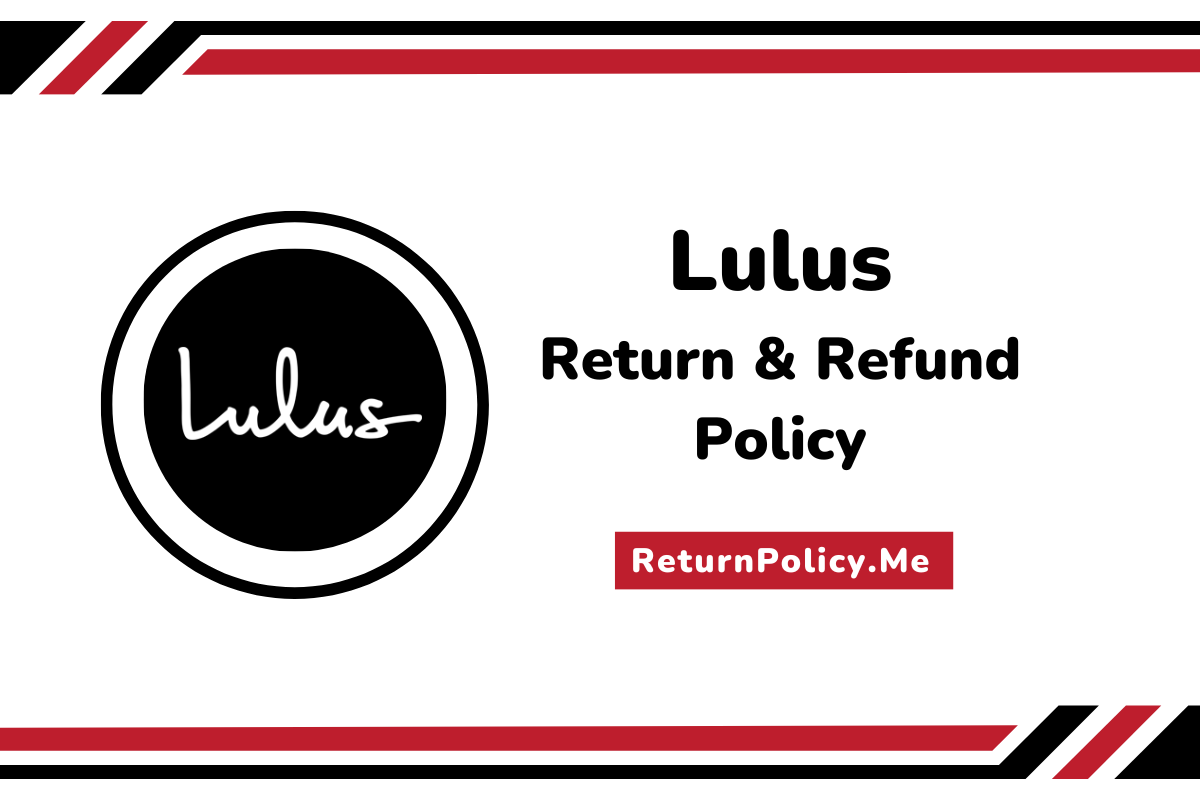 lulus return and refund policy