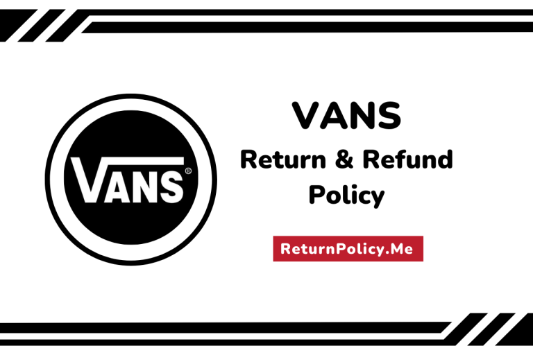 vans return and refund policy
