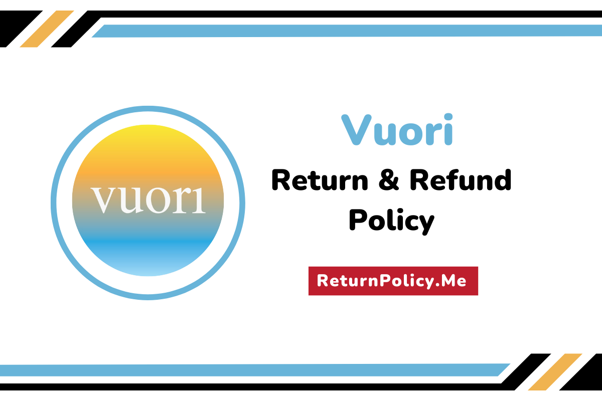 vuori return and refund policy