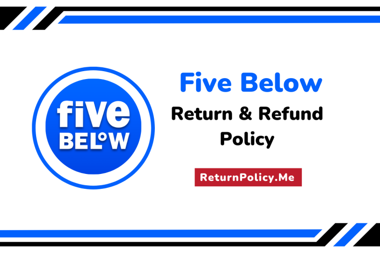 Five Below's Return and Refund Policy